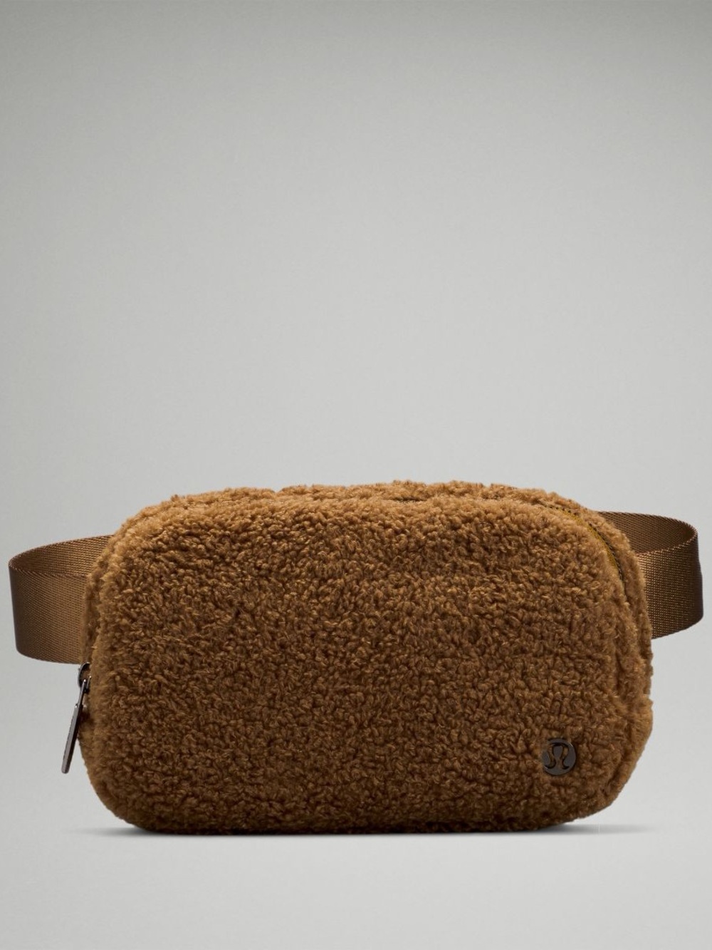 Lululemon Everywhere Brown Burnt Caramel Fleece Sherpa Belt Bag - Sold out!